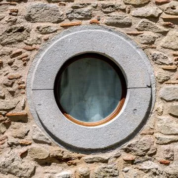 The circle window Stock Photos