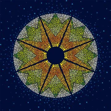 Circle_star Stock Illustration