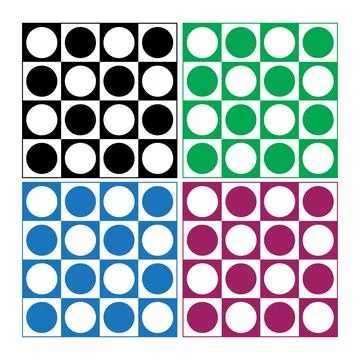 Circled Pattern Background. Neo Geo Pattern Stock Illustration