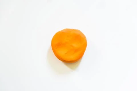 Circle,modelling clay of different colors Stock Photos