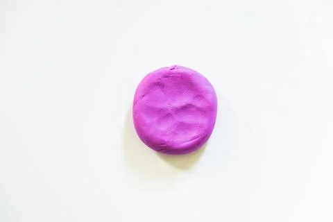 Circle,modelling clay of different colors Stock Photos