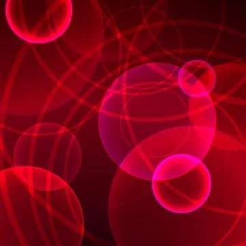 Circles abstract background red イラスト素材