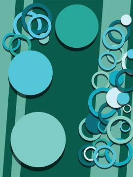Circles abstract background vector Stock Illustration