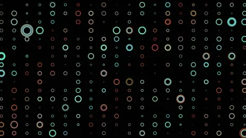 Circles Abstract Geometric Motion Loop Stock Footage 142772393