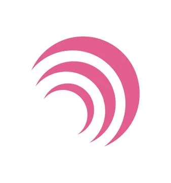 Circles abstract logo 스톡 일러스트