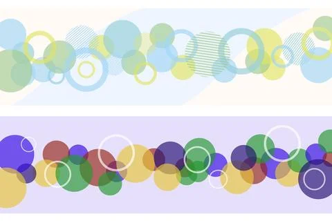 Circles abstraction Stock Illustration