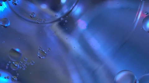 Circles and balls floating around in water, abstract background. Stock Footage 122283489