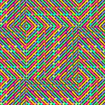 Circles and colored lines Stock Illustration