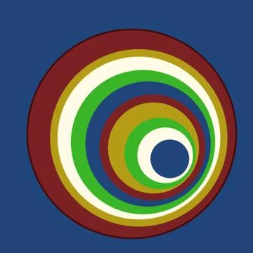 Circles and Colors Stock Illustration
