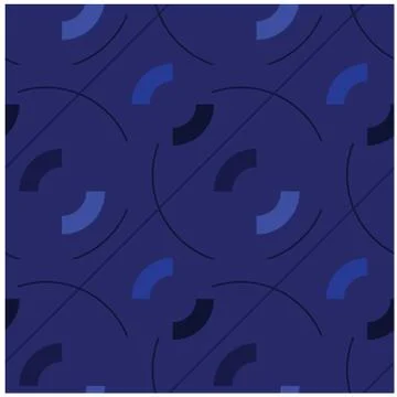 Circles and diagonal lines seamless pattern 스톡 일러스트