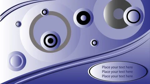 Circles and lines background Stock Illustration