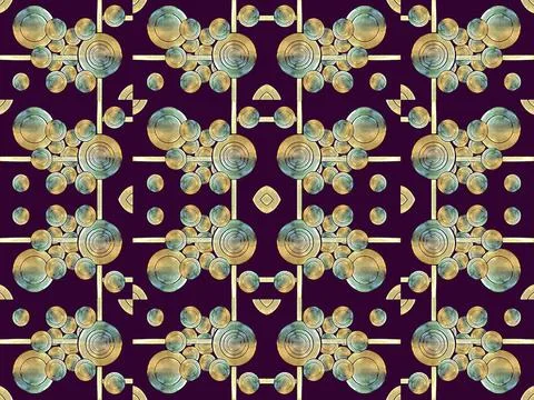  Circles and Lines Pattern Digital modern style pattern circles and lines ... Stock Photos