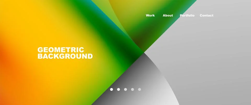 Circles and round elements abstract background design for wallpaper, banner Illustrazione stock