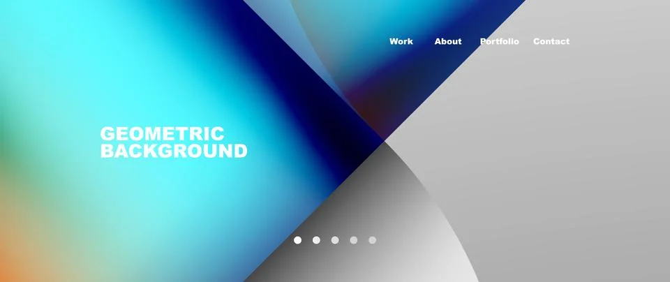 Circles and round elements abstract background design for wallpaper, banner イラスト素材