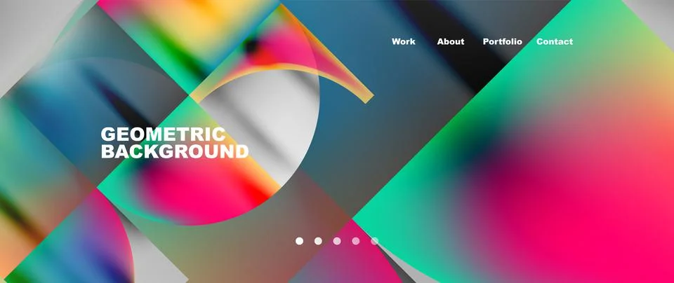 Circles and round elements abstract background design for wallpaper, banner 스톡 일러스트