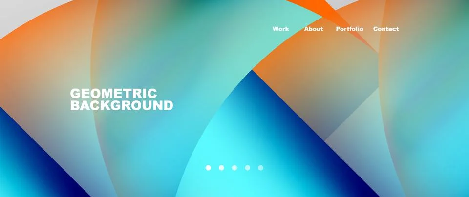 Circles and round elements abstract background design for wallpaper, banner イラスト素材