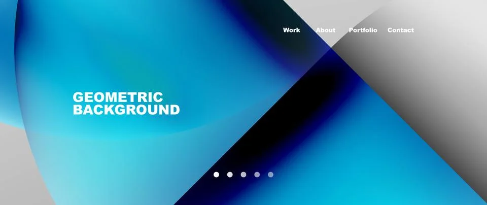 Circles and round elements abstract background design for wallpaper, banner 스톡 일러스트