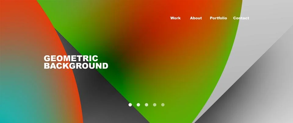 Circles and round elements abstract background design for wallpaper, banner 스톡 일러스트