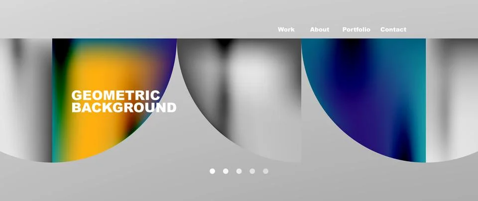 Circles and round elements abstract background design for wallpaper, banner 스톡 일러스트