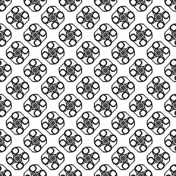 Circles and stripes Stock Illustration