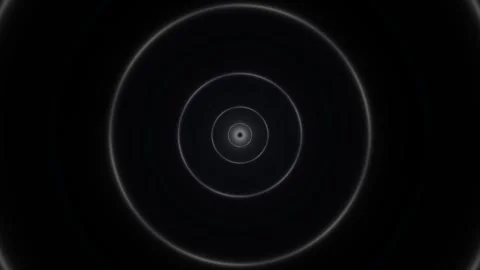 Circles appear and disappear in a dark background with Stock Footage 338001841