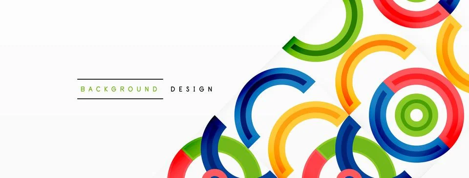 Circles are arranged in a grid pattern abstract background and feature a range イラスト素材