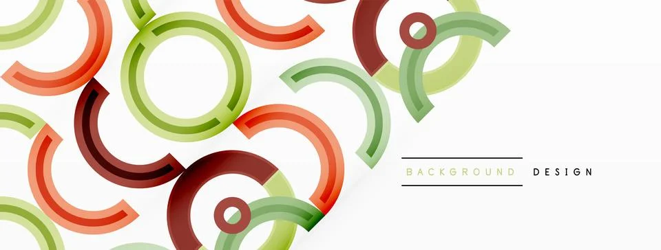 Circles are arranged in a grid pattern abstract background and feature a range Stock Illustration