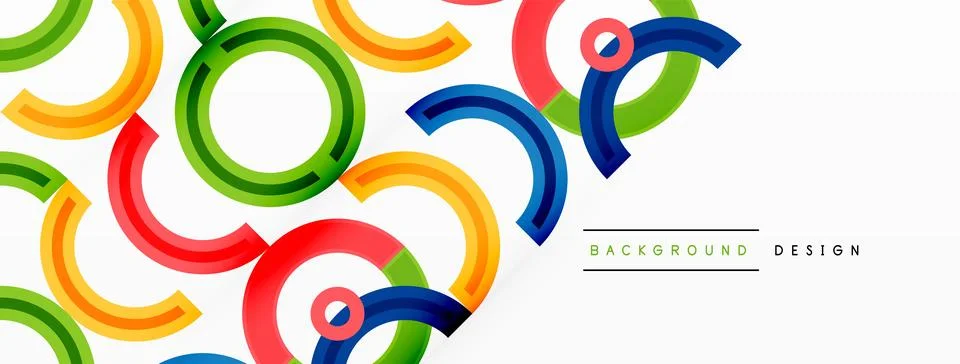 Circles are arranged in a grid pattern abstract background and feature a range イラスト素材