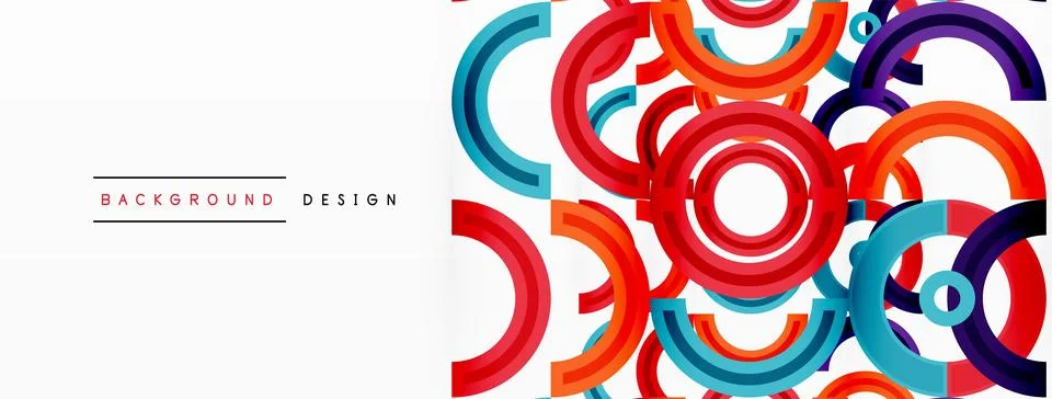 Circles are arranged in a grid pattern abstract background and feature a range 스톡 일러스트