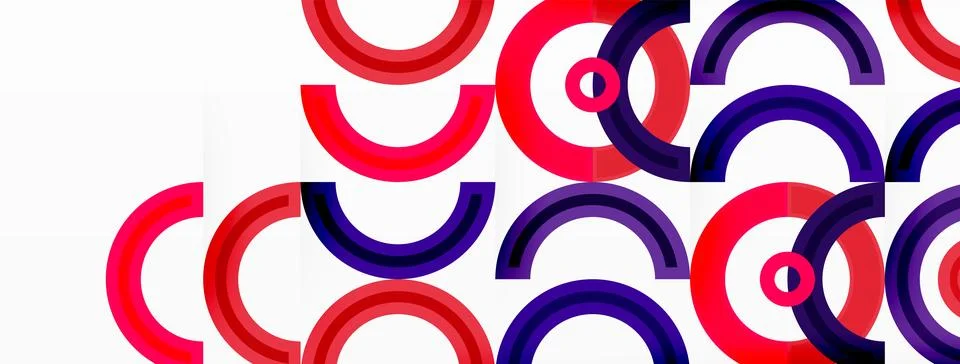 Circles are arranged in a grid pattern abstract background and feature a range イラスト素材