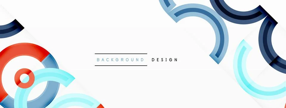 Circles are arranged in a grid pattern abstract background and feature a range Stock Illustration