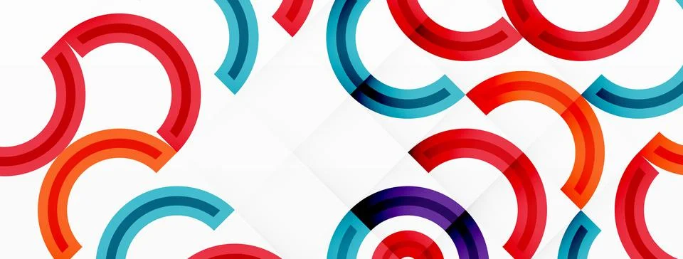 Circles are arranged in a grid pattern abstract background and feature a range 스톡 일러스트