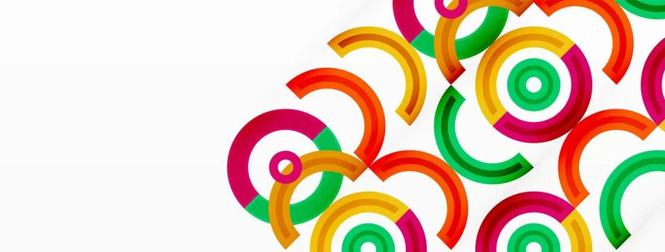 Circles are arranged in a grid pattern abstract background and feature a range イラスト素材