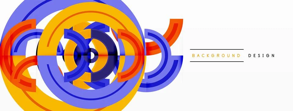 Circles are arranged in a grid pattern abstract background and feature a range 스톡 일러스트