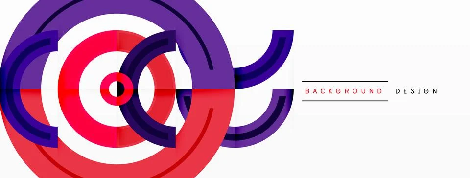 Circles are arranged in a grid pattern abstract background and feature a range Stock Illustration