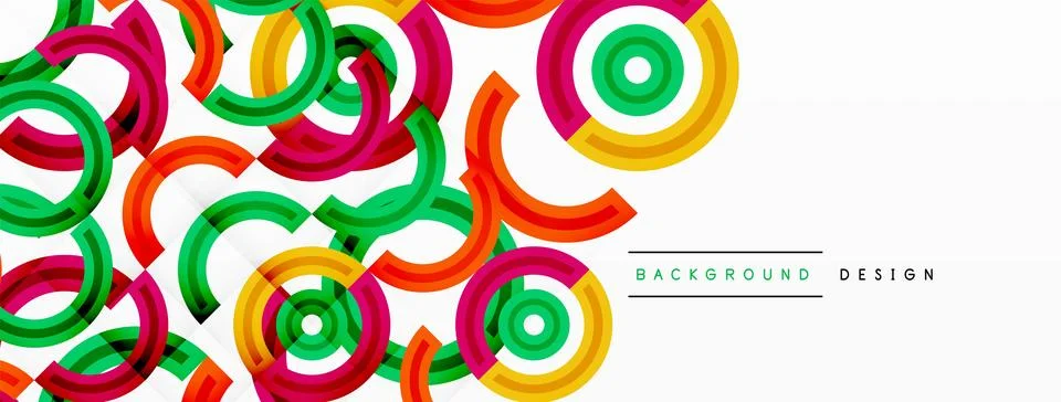 Circles are arranged in a grid pattern abstract background and feature a range Stock Illustration