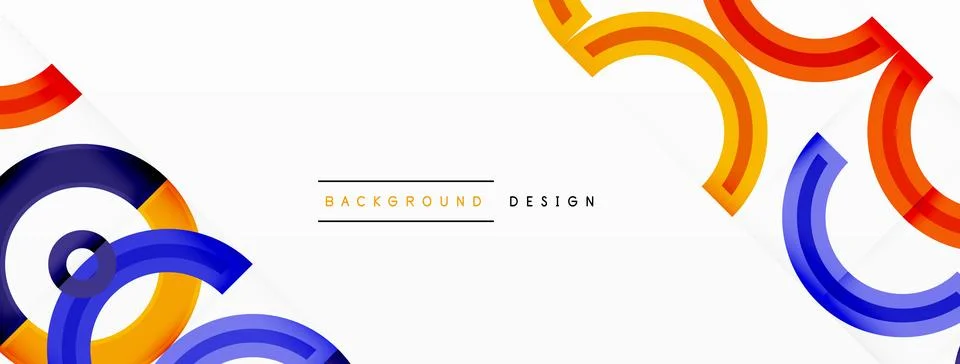 Circles are arranged in a grid pattern abstract background and feature a range Stock Illustration