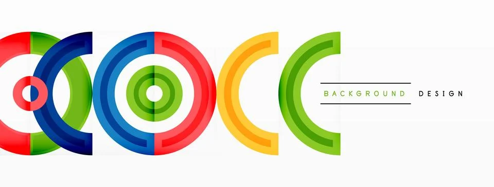 Circles are arranged in a grid pattern abstract background and feature a range Stock Illustration