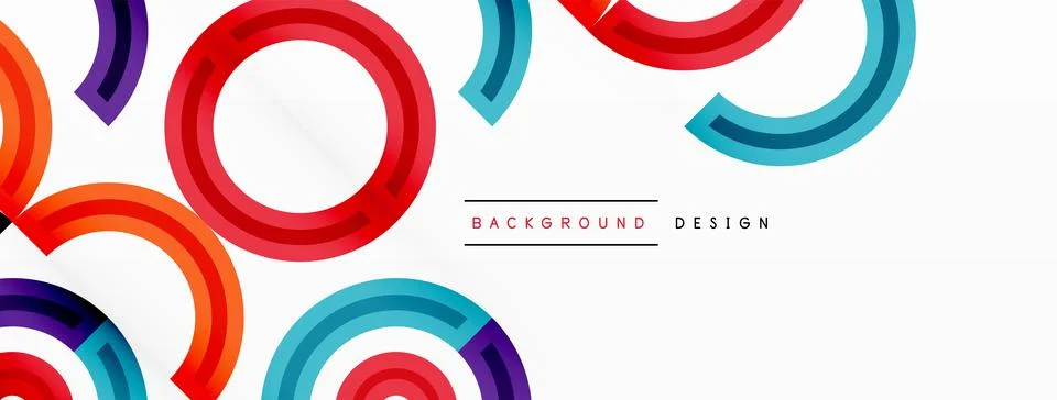 Circles are arranged in a grid pattern abstract background and feature a range Stock Illustration