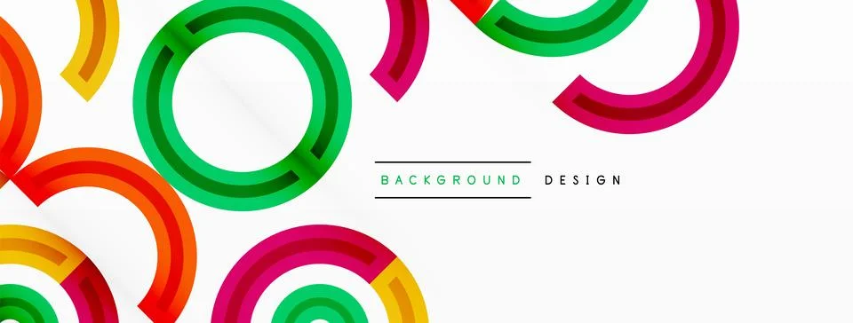 Circles are arranged in a grid pattern abstract background and feature a range Stock Illustration