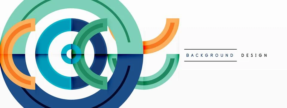 Circles are arranged in a grid pattern abstract background and feature a range Stock Illustration