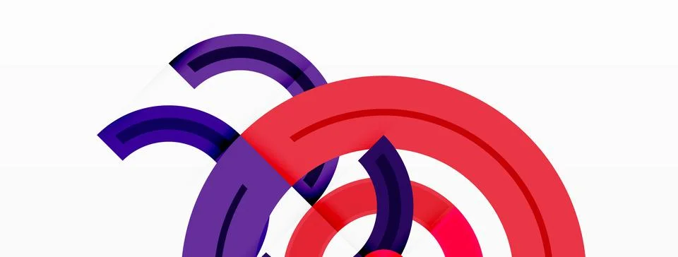 Circles are arranged in a grid pattern abstract background and feature a range Stock Illustration