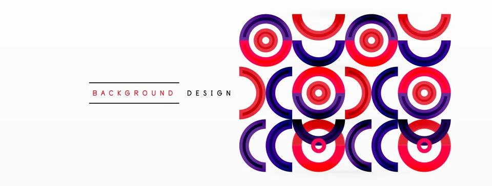 Circles are arranged in a grid pattern abstract background and feature a range 스톡 일러스트