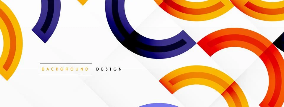 Circles are arranged in a grid pattern abstract background and feature a range イラスト素材