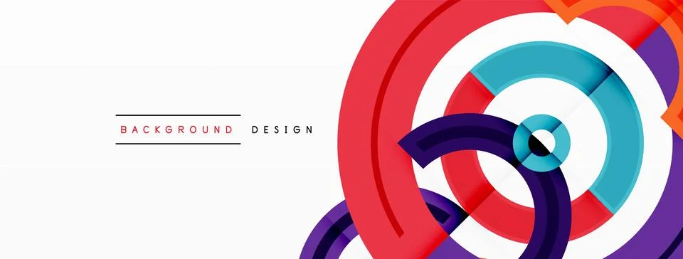 Circles are arranged in a grid pattern abstract background and feature a range Stock Illustration