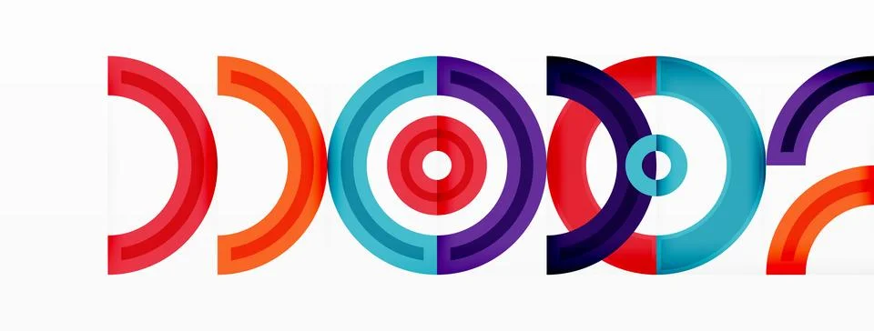 Circles are arranged in a grid pattern abstract background and feature a range 스톡 일러스트