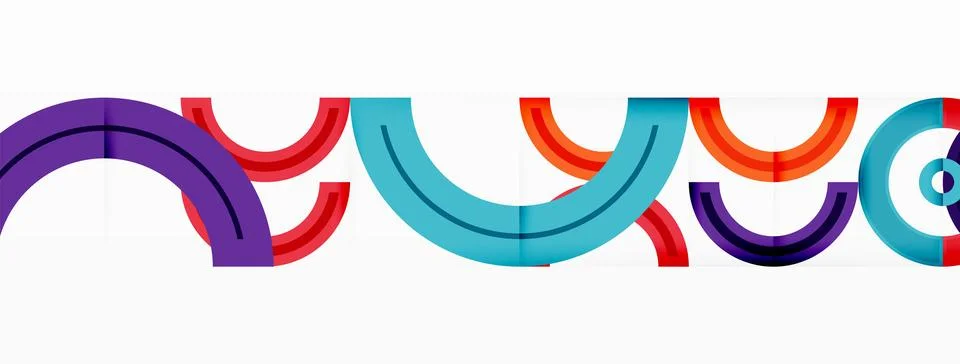 Circles are arranged in a grid pattern abstract background and feature a range イラスト素材