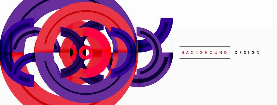 Circles are arranged in a grid pattern abstract background and feature a range Stock Illustration