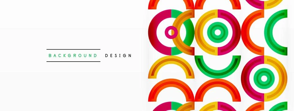 Circles are arranged in a grid pattern abstract background and feature a range 스톡 일러스트
