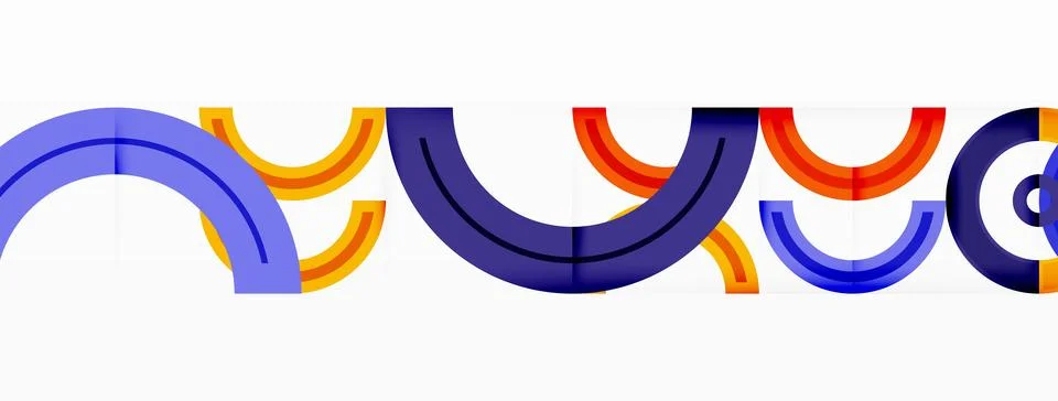 Circles are arranged in a grid pattern abstract background and feature a range 스톡 일러스트